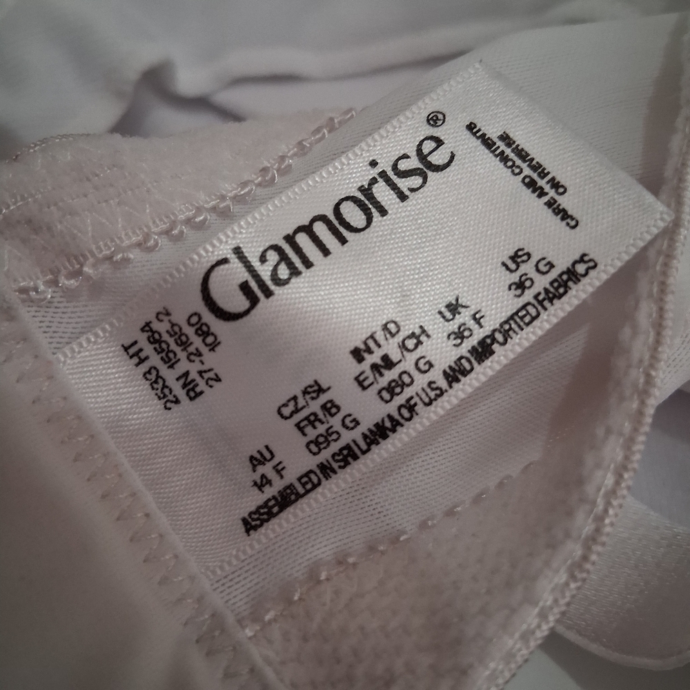 GLAMORISE 36G White Bralette - Picture 6 of 6